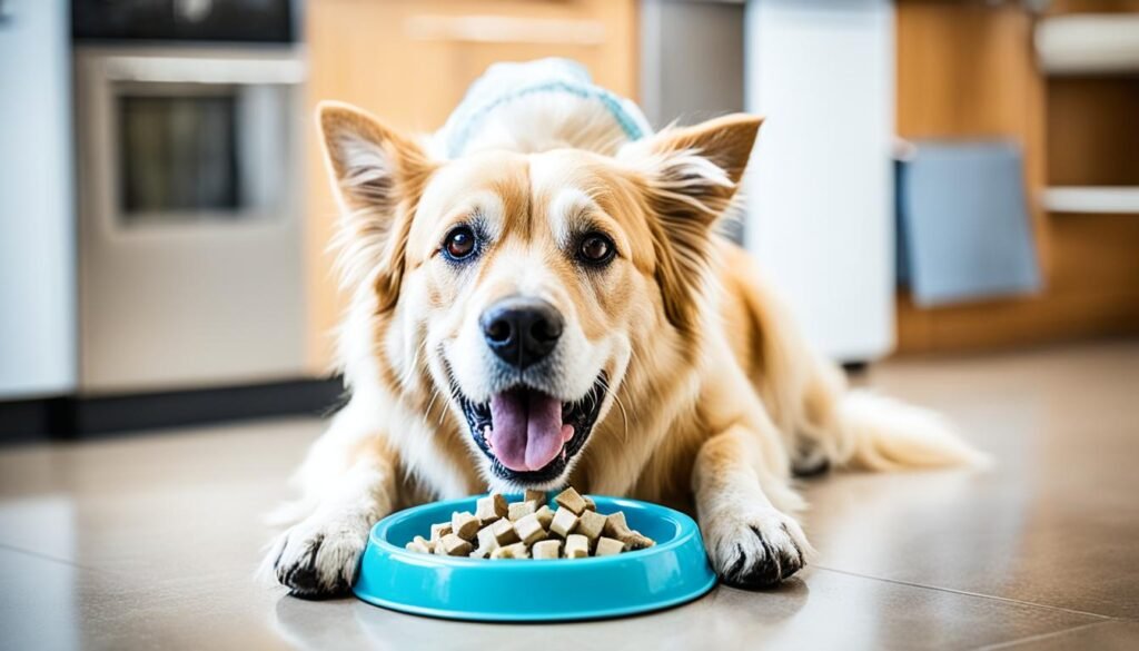 mudanças na alimentação de cães idosos com perda dentária