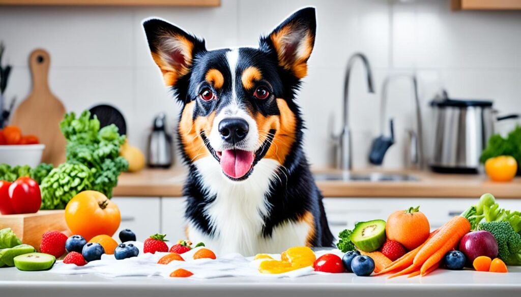 preparação de alimentos para cães