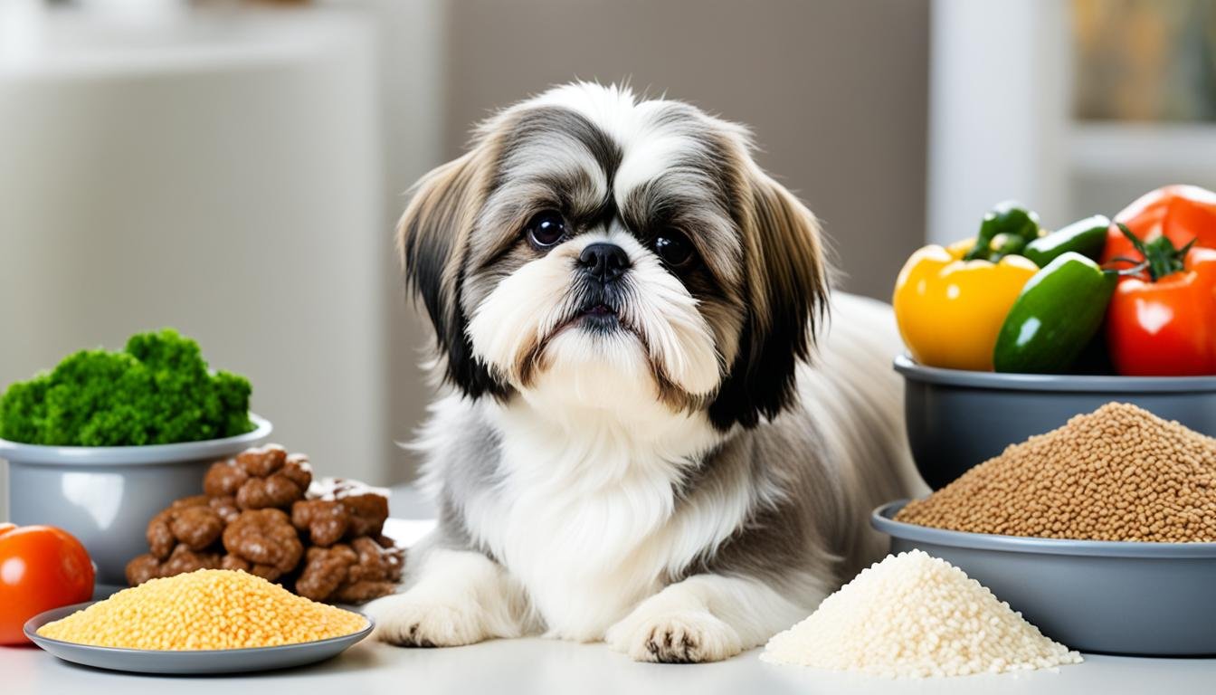 sensibilidades alimentares em shih-tzu