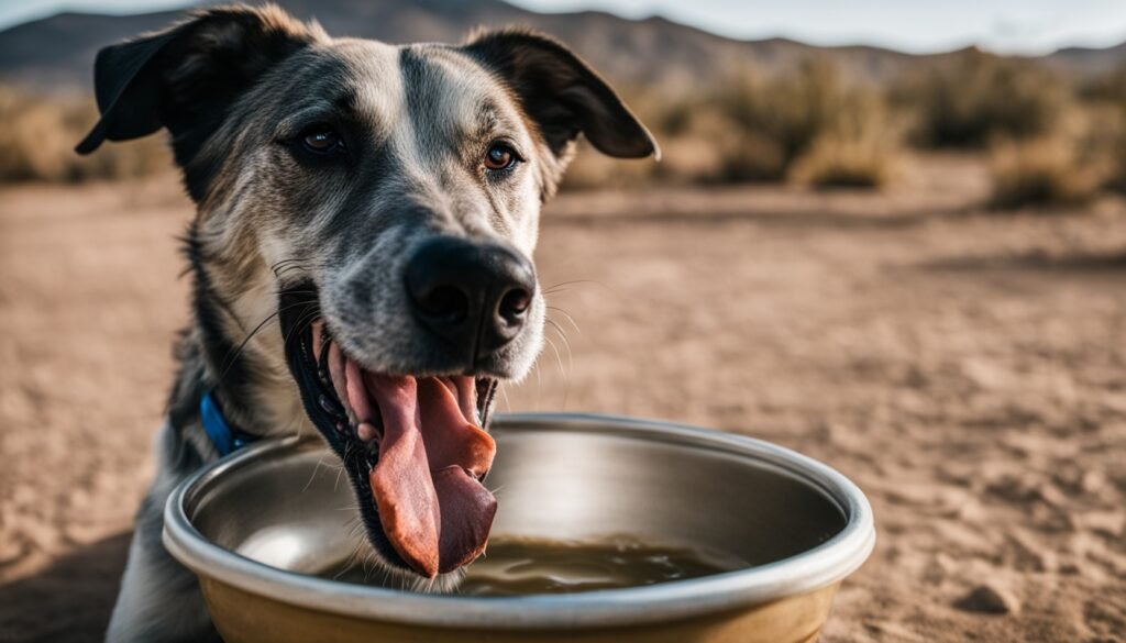 Problemas relacionados ao consumo insuficiente de água em cachorros