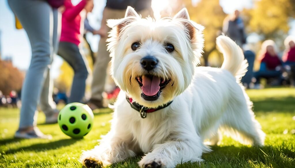 Socialização do West Highland White Terrier