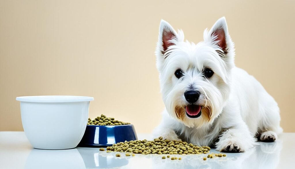 alimentação do West Highland White Terrier