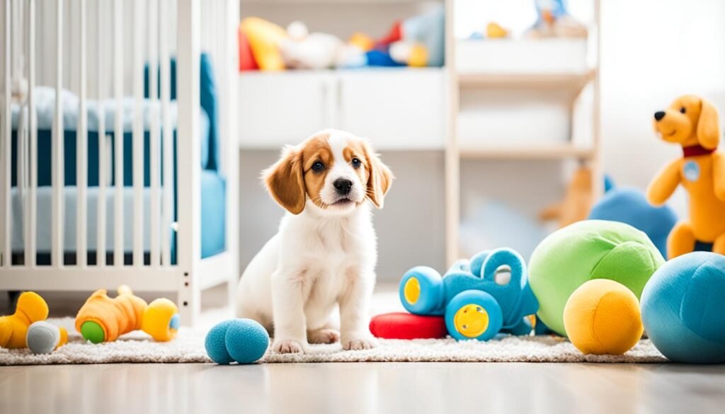 ambiente seguro para cachorro filhote