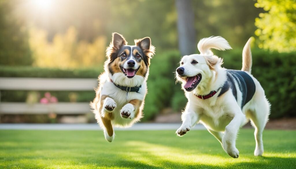 cachorro balança o rabo ao ver o dono