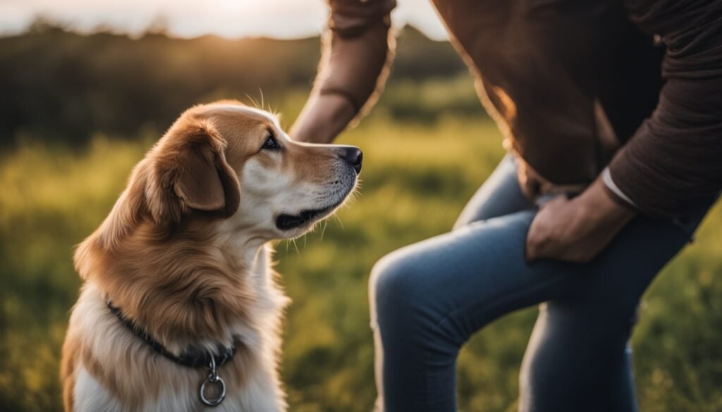 cachorro mostra empatia com o dono