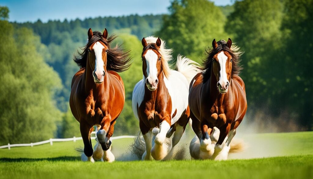 cavalos Clydesdale