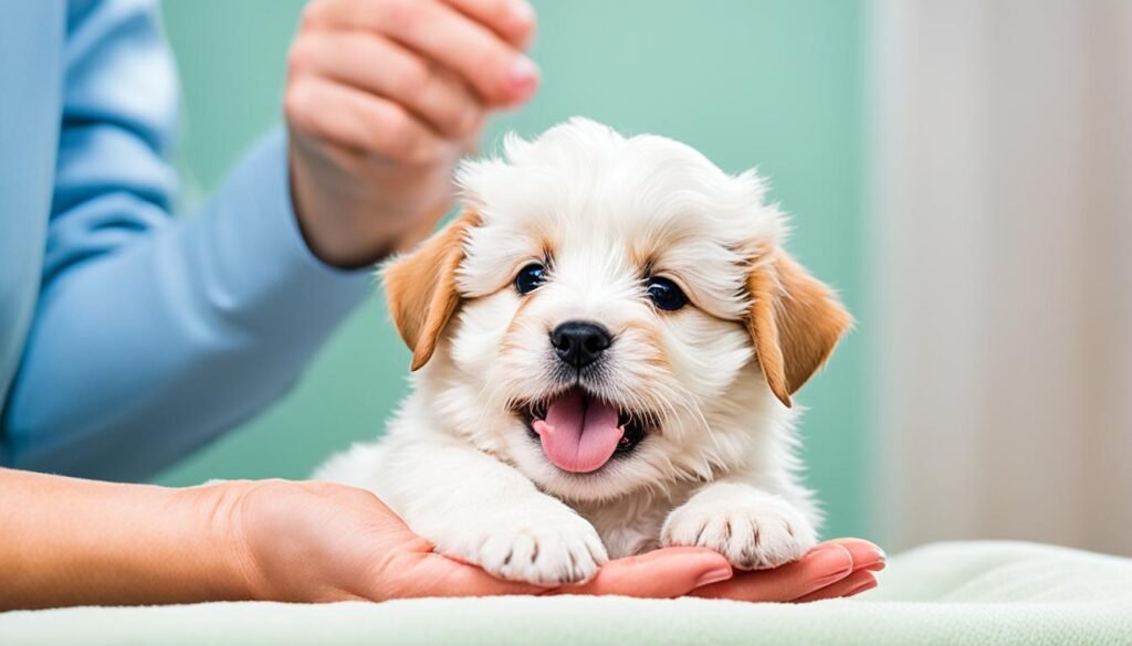 como acostumar o cachorro com o manuseio