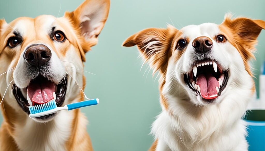 como limpar os dentes do cachorro