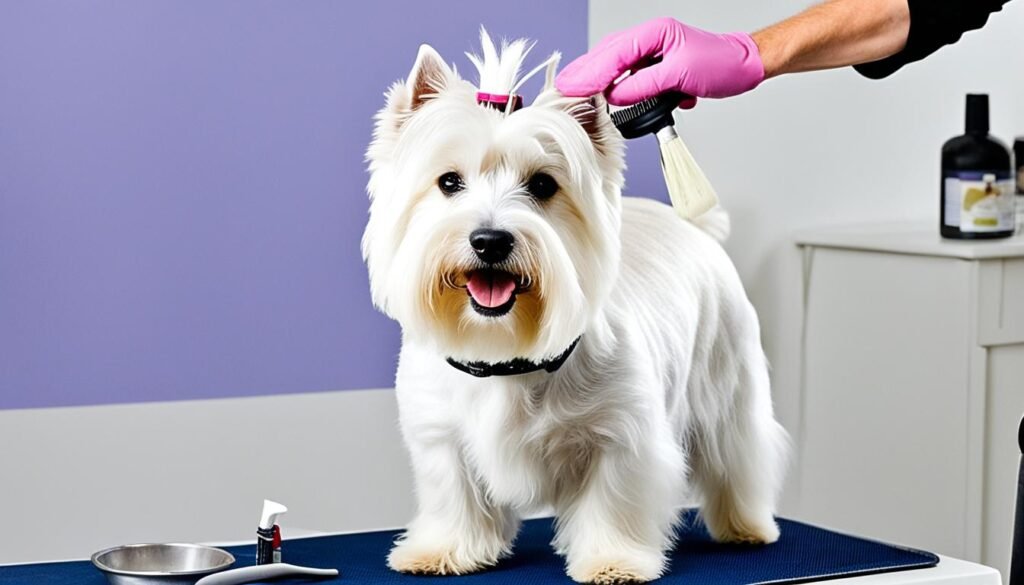 higiene do West Highland White Terrier