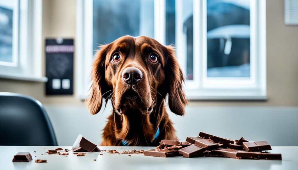 quantidade de chocolate causa intoxicação em cachorro