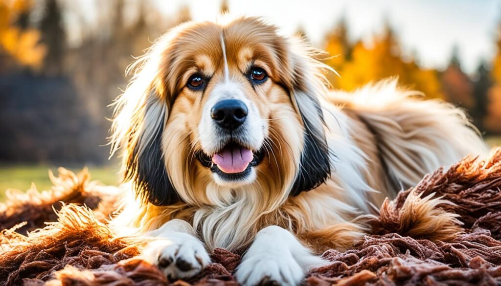 queda de pelos em cachorros de pelo longo