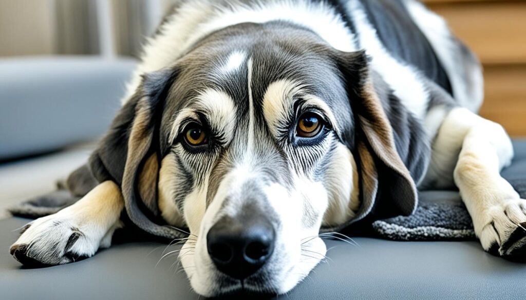 sinais de envelhecimento em cachorros