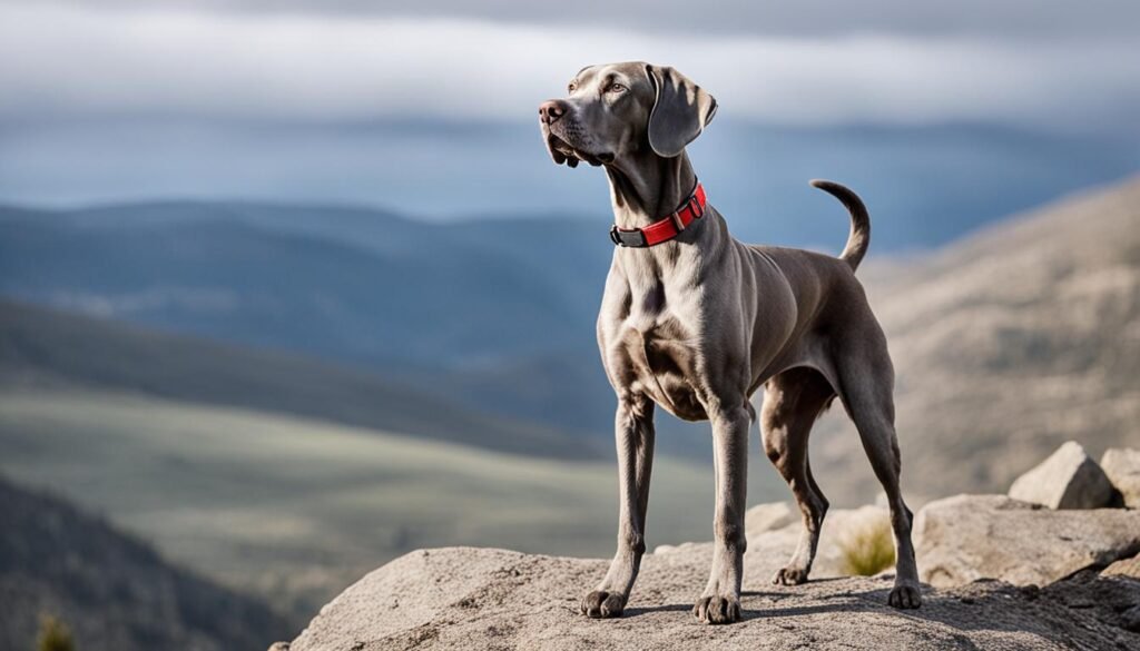 temperamento do Weimaraner