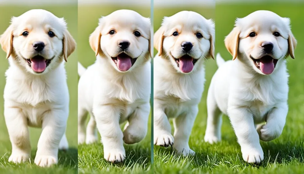 evolução da visão em filhotes de cachorro